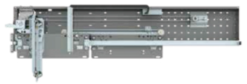 KIT - NV31-004,Operador de puertas de cabina de 900*2100mm. Apertura Lateral Izq., 2H. + solera + accesorios de solera + hojas de puerta INOX